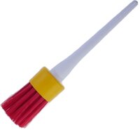 Pastry Brush Round Red Bristles 1.75" 45mm Diameter