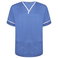 SCRUB TUNIC WITH TRIM 