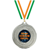 50mm Medal / CUSTOM Centre & TRI Ribbon (S)