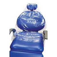 Pegasus Half Chair Cover Clear Plastic 125pk - DMI Dental Consumables Ireland - Next Day Delivery