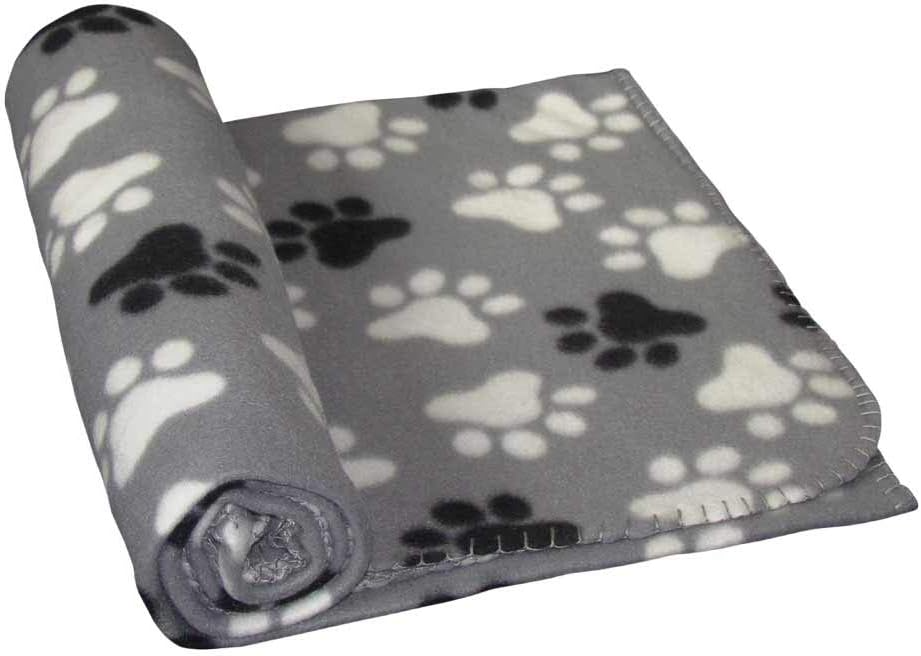 Nobby 60874 Pippa Fleece Blanket Grey 100x150cm - Dis