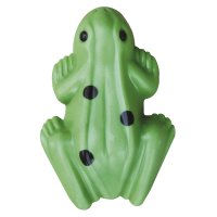 Gwynedd - Freddie the Frog - decorated solid green white chocolate - appr 56pcs x 1kg
