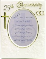 Photo Frame - 25th Anniversary   (4961)