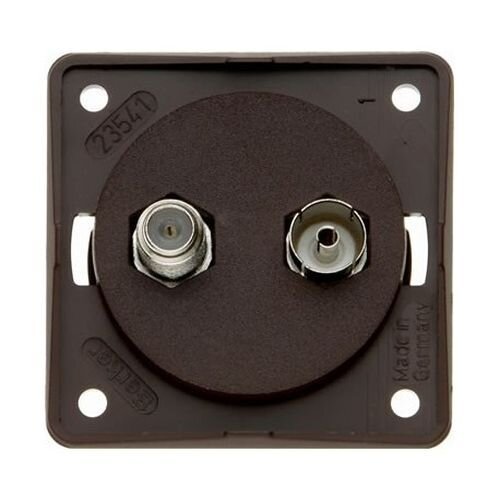 Berker TV & Satellite Socket
(Black)