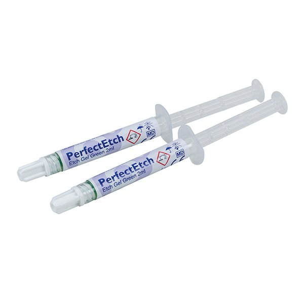 Perfection Plus Perfect Etch Green 40% - 2ml 2pk - DMI Dental Supplies Ireland - Next Day Delivery