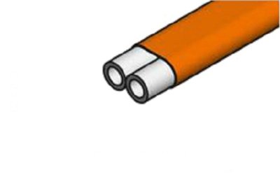 SRV-G 2x12mm tc
Consisting of an outer duct with orange outside contour
Tube bundle consisting of speedpipe ground 2 pieces dia. 12x2mm, nominal pressure 16 bar, crush strength >2500N
Colors for speedpipe ground 12: black and brown
650m/wooden on