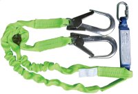 Double Lanyard with 2 Scaffold Hooks & Karabiner