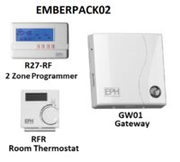 EPH EMBERPACK 2 ZONE RF PROGRAMMER - RF ROOM THERMOSTAT - GATEWAY