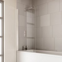Verve 6mm Curved Bath Screen