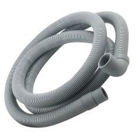 Hoover Candy Dishwasher & Appliance 2.1 Metre Drain Hose Straight End 20mm Right angle End 21mm Internal Bore Diameter Genuine