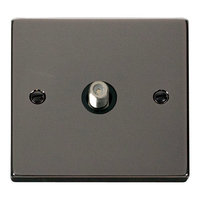 Deco Black Nickel Satellite Outlet