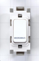 GRID  SWITCH MARKED MICROWAVE WHITE