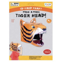 3D Mask Card Craft - Tiger
