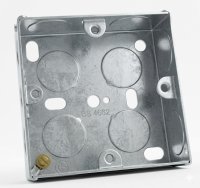 Cesco TE55R 25mm 1 Gang 0.9mm Flush Metal Box
