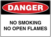Flammable & No Smoking Sign - Available in Sign Material - PVC, ACM, ADHESIVE