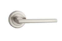 Senelli Livorno Lever On Rose Satin Nickle