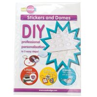 D50mm EZE Badge DOMES Only (15/Sheet)