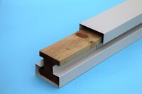 Smart Cover for existing H Post Goose Grey 1.9 Metre (110 xx 110mm)