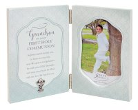 Communion Wood Photoframe/Grandson  (C46282)