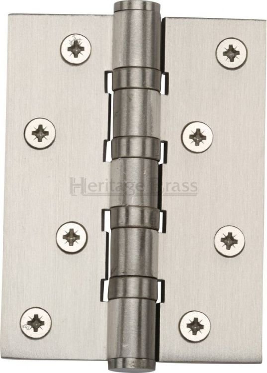 HG99-400-SN - Heritage Brass Hinge Brass With Ball Bearing 4 x 3 Satin Nickel Finish