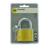 YALE 60MM BRASS PADLOCK