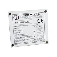 Self Adhesive Panel Plate with Holes, 82x142mm, White