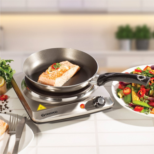 Daewoo Single Stainless Steel Hot Plate Hob 3