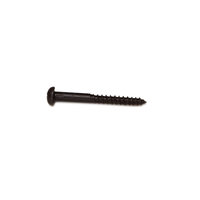 PREMIER 10 PCE black japanned round head screw 8 x 3/4"