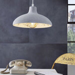 Barrowby Grey Pendant Light Styled