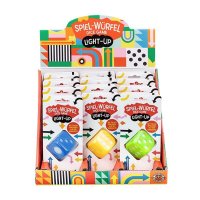 Design & Art Light-Up Dice 4CM - CDU of 12