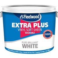 Fleetwood Extra Plus Soft Sheen White 10ltr