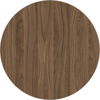Natural Carini Walnut Adhesive Caps, 14mm