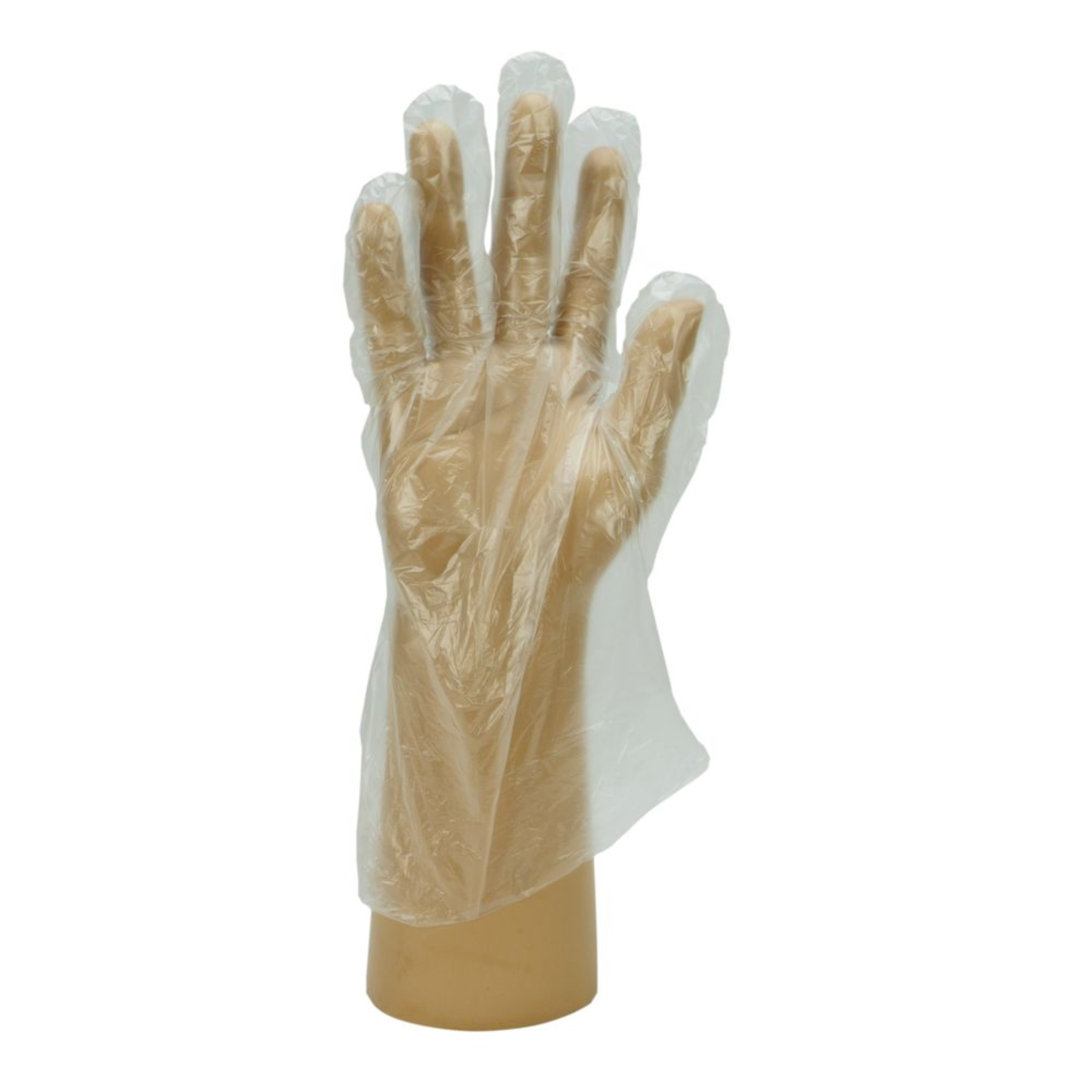 Shield GD52 Smooth Polythene Disposable Glove, Clear, 10,000/Case