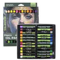 Studio D'Arte Oil Pastels 24pcs - Assorted Colours