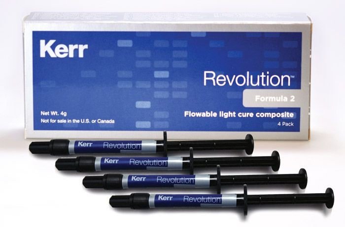 Kerr Revolution Formula 2 - 4 x 1g Syringe A3.5 - DMI Dental Consumables Ireland - Next Day Delivery
