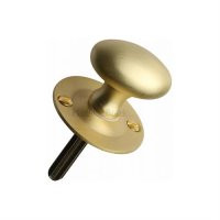 BT5-SB - Heritage Brass Oval Thumbturn W/O Bolt Satin Brass Finish