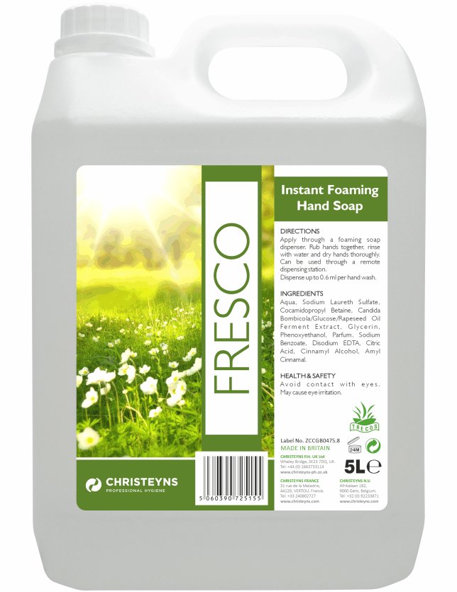 5L FRESCO INSTANT FOAMING HAND SOAP