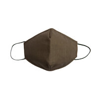 Easy Diamond Reusable Mask Brown Linen Medium