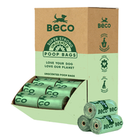Beco Poop Bag Countertop Display (64 x 15 Bag Rolls) Unscented