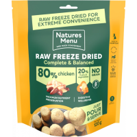 Natures Menu Raw Freeze Dried Complete & Balanced 80/20 Chicken 120g x 1