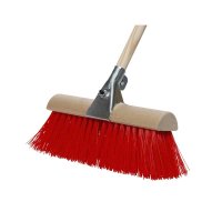 Dosco Yard Brush Complete 14" Red & Metal Clamp