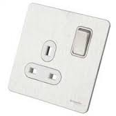 13A 1 GANG SW SOCKET S/STEEL