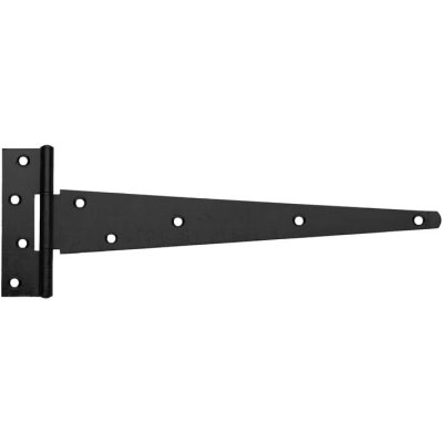 Perry 450mm 18" No.121 Medium Tee Hinges Black