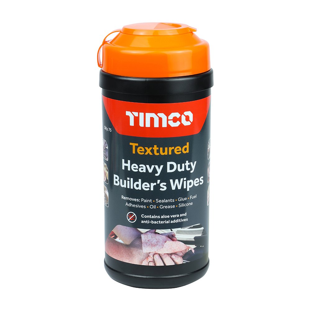 TIMCO HDSCRUB heavy duty wipes tub packaging front label