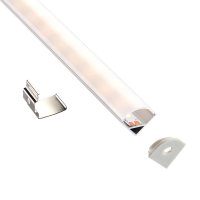 Saxby Rigel Corner 2m Aluminium Profile/Extrusion Silver