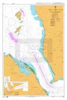ADMIRALTY Chart - 1925 Jabal Zuqar Island to Bab el Mandeb