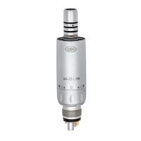 W&H Air Motor AM-25 L RM with LED Internal Spray Standard 6 Hole Connection