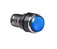 MB202HM 22mm Switch 2 NC Blue