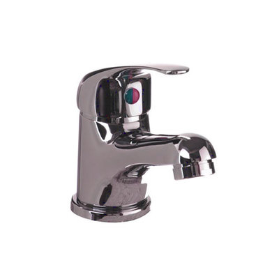 Rio Mono Basin Mixer Tap with Push Waste