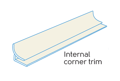 2.50m - 1 PART EXTERNAL CORNER IVORY